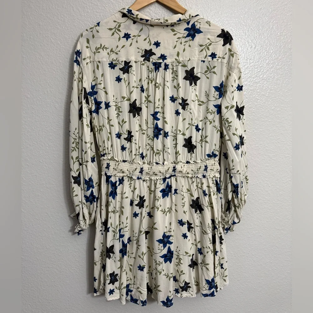 Free People Lighten Up Mini Dress in Tea Combo